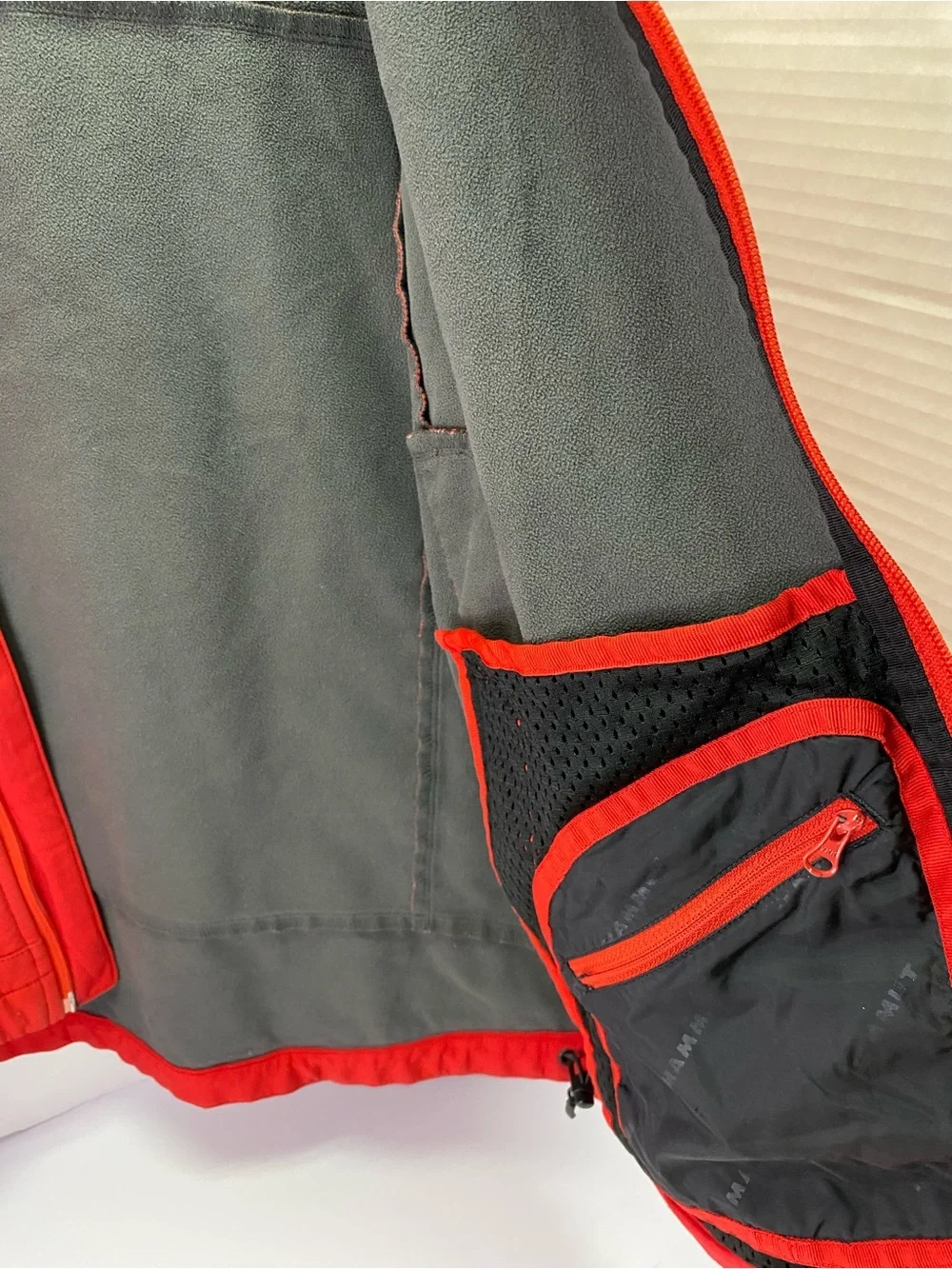 Mammut Red Ski/Snow Jacket with Black Liner
